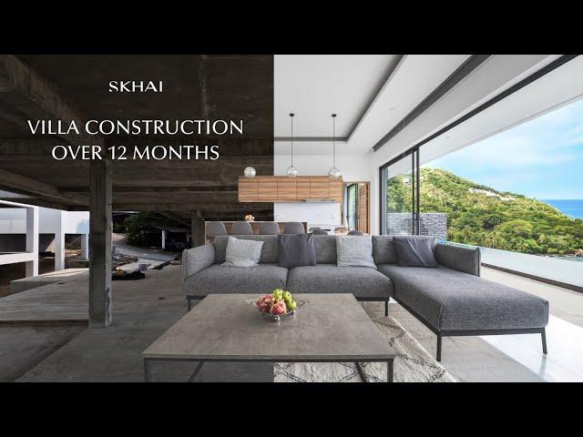 12-Month Thai Pool Villa Construction Process - SKHAI