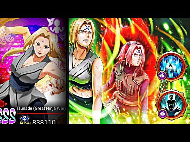 NXB NV: Tsunade War EX Rekit Showcase and Sakura War Solo Attack Mission Gameplay