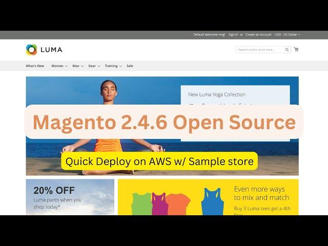 Magento 2.4.6 Open Source Deploy on Amazon AWS