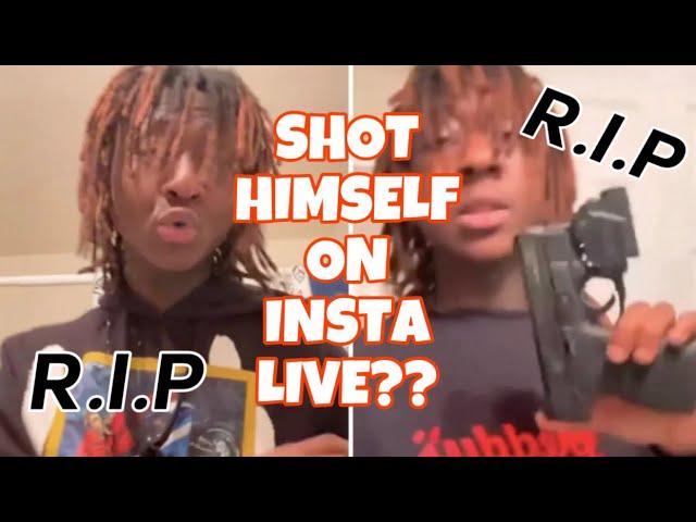 RAPPER SHOT HIMSELF ON INSTAGRAM LIVE??!!! RYLO HUNCHO STORY!!!