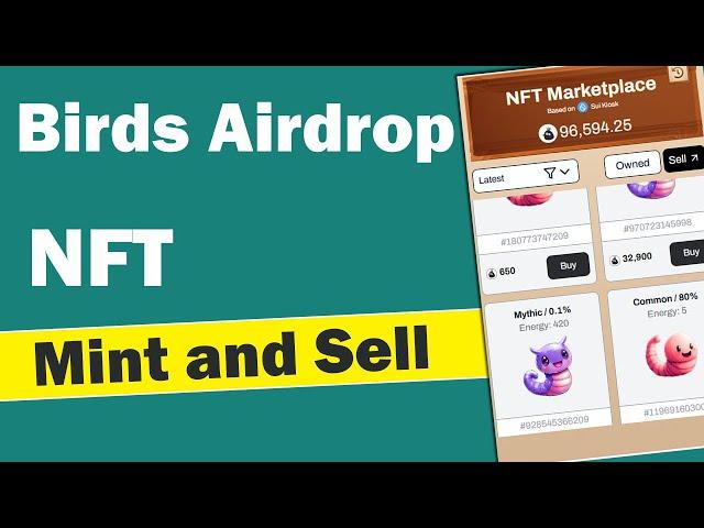 নিয়মিত NFT Mint করছেন তো ? Mint and Sell NFT | Worms NFT | Birds Airdrop Update