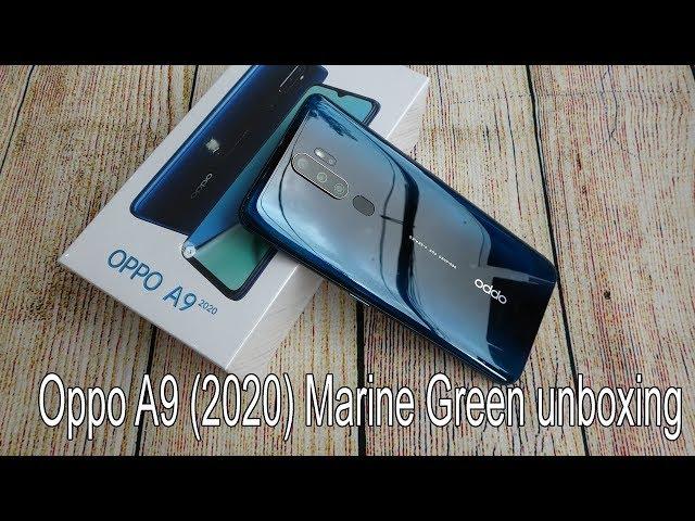 Oppo A9 2020 Marine Green unboxing | camera test | fingerprint test | face ID test