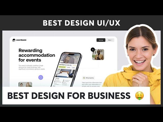 STUNNING Business Event Site - UI/UX Animation Design