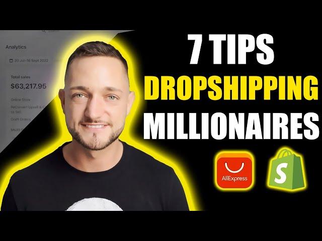 7 Tips For Success From Dropshipping Millionaires