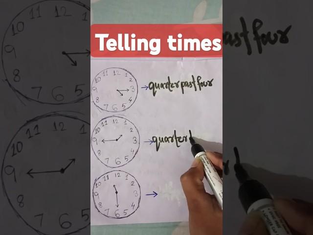 Times in English. How to tell times in English #education #shorts #english