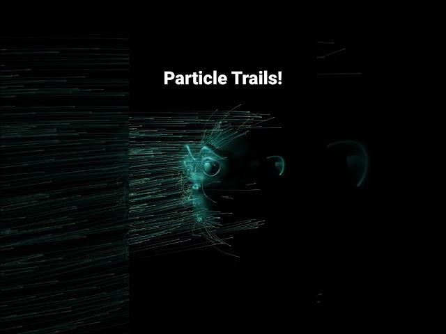 Particle trails with simulation nodes | Blender 3.5