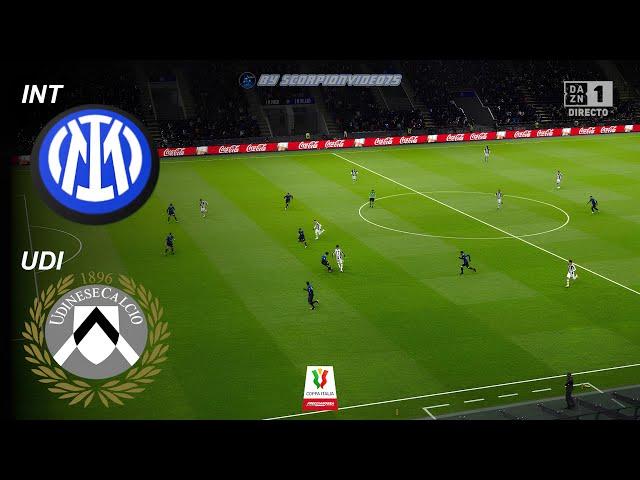 Inter vs Udinese - Coppa Italia 2024-25, ottavi di finale