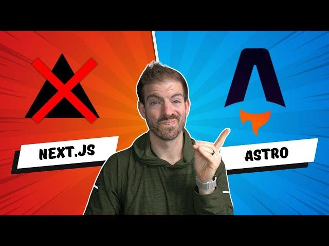 Why I STOPPED Using Next.js And Chose Astro Instead