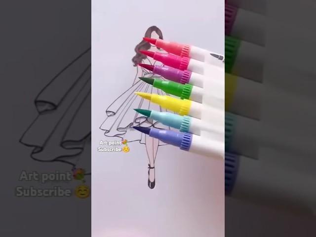 Very creative and good  #doll #viralvideo #sketching #popular #art #artpoint #craft #drawing