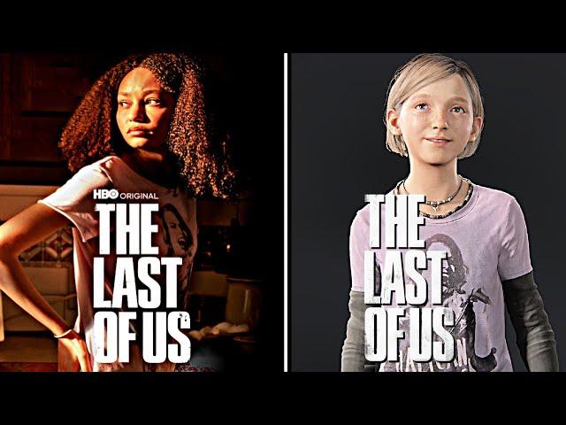 The Last of Us HBO Show VS The Last of Us Game Character Comparison - (TLOU HBO)