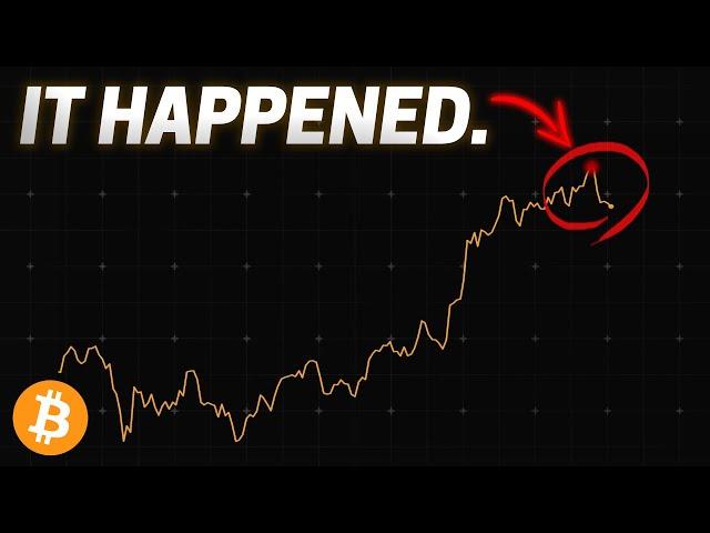 BITCOIN: BTC Just Broke Down (Emergency Update) | Elliott Wave Theory Technical Analysis