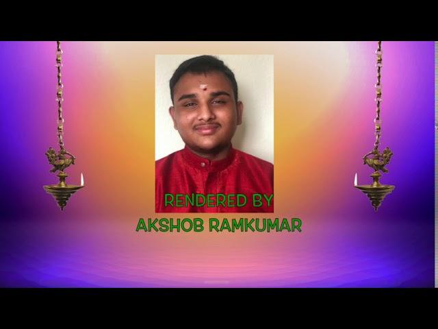 Karuna Rasa - Akshob Ramkumar Vocal | #svaralekhaakshob