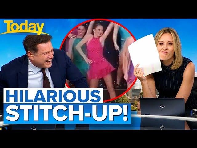 Ally's throwback dance video has Karl in stitches | Today Show Australia