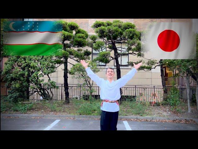 Андижанская полька в Японии Andijon polkasi Yaponiyada Uzbek dance in Japan. 