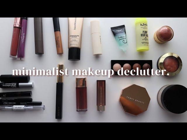 Decluttering My Minimalist Makeup Collection 