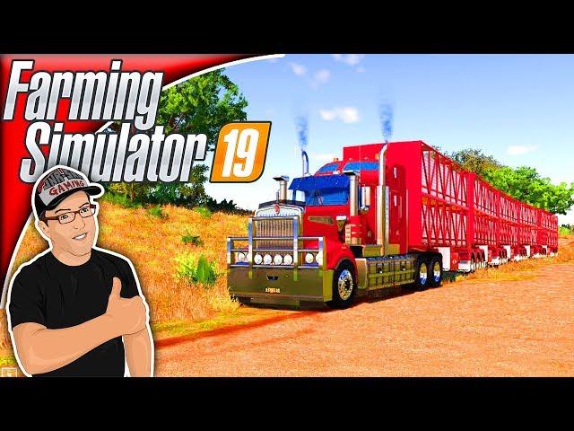 Farming Simulator 19 Aussie Outback Map with Kenworth T908
