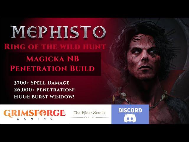 ESO MagNB "Mephisto" Build & BG Clips. (PVP/PVE)