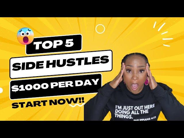 5 Most Profitable Side Hustles in 2023! (Make $1,000 a day)