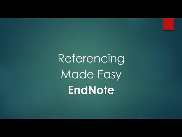 Endnote | Few Clicks Intext, Narrative, End Text Citation | Referencing full detail