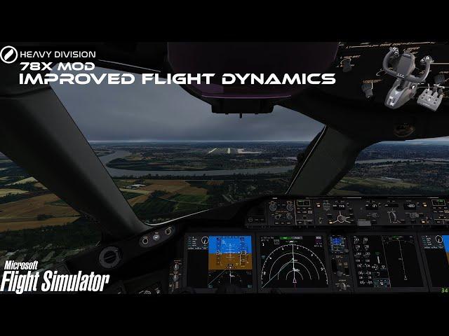 First Time Landing the Heavy Divion 78X MOD | MSFS 2020 | 787-10 Landing in Dusseldorf |