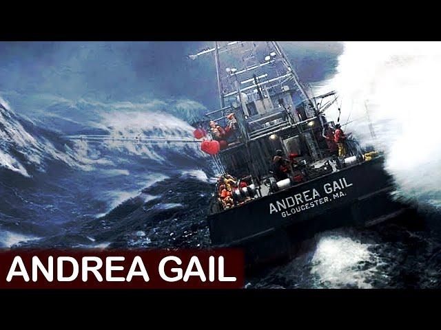 The terrible wreck of Andrea Gail in a storm