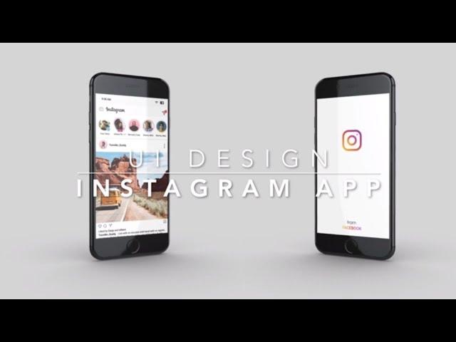 Instagram App UI Design - using FIGMA with PROTOTYPING