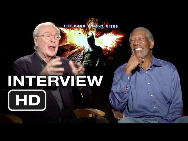 The Dark Knight Rises Interview - Michael Caine, Morgan Freeman (2012) Batman Movie HD