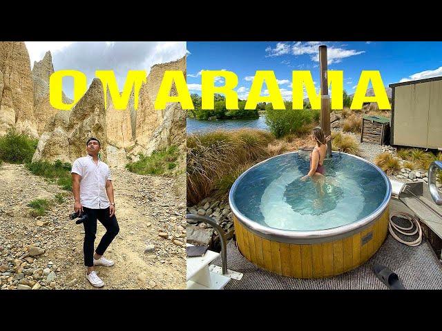 What to do in OMARAMA New Zealand? | Omarama Clay Cliffs & Hot Tubs | South Island Travel Vlog