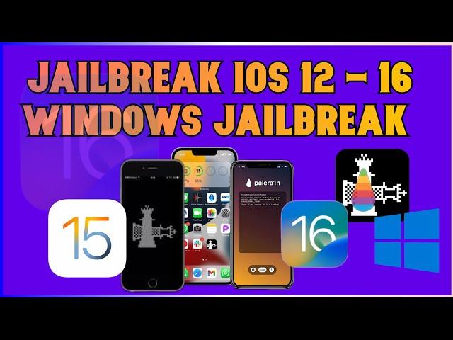 iOS 12-16 Jailbreak | Checkra1n jailbreak 12-14, Palera1n jailbreak iOS 15 -17, jailbreak in Windows