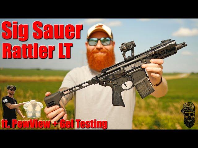 Socom’s New PDW: The Sig Rattler LT 300 BLK First Shots & Ballistics Gel Test Ft. PewView