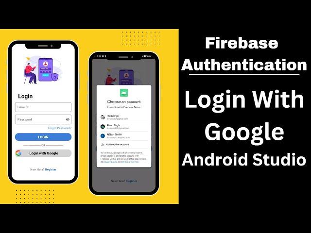 Login With Google Firebase Authentication in android studio || Kotlin