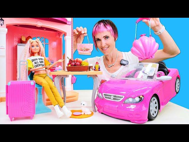 Дом для Барби - Видео для девочек и игры в куклы Barbie - Маша Капуки и покупки для куклы Барби