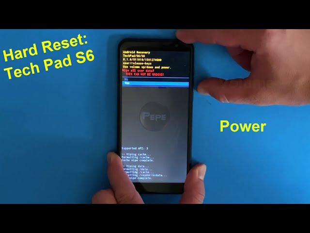 Hard Reset Tech Pad S6 / Restauración de Fábrica a Celular: Tech Pad S6.