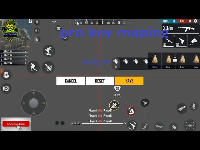 Free Fire Best Key Mapping & Sensitivity On Phoenix Os | Auto Headshot  #Dasi #Gamer# Tv /Hindi