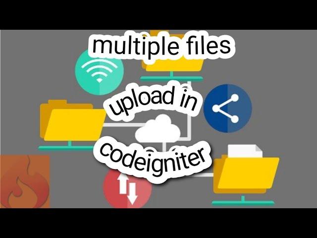 How to  do multiple file upload in codeigniter using ajax