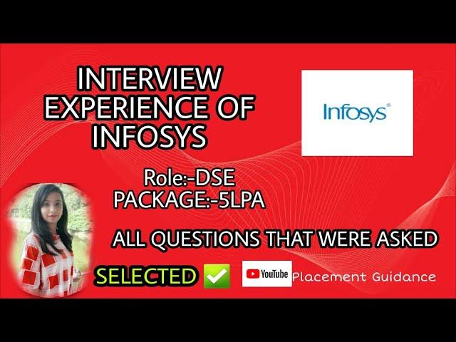 Infosys Interview Experience | DSE Role |5lpa | Selected |Part 1 |Must Watch