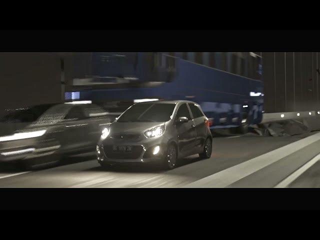 Blender 2.93 - RBDLab Realistic Car Animation - EEVEE Realtime Render