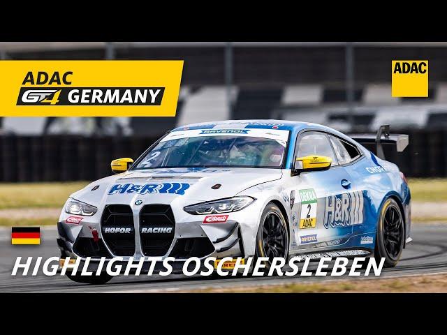 Highlights ADAC GT4 Germany Oschersleben | Rennen 1 | Deutsch | ADAC Motorsports