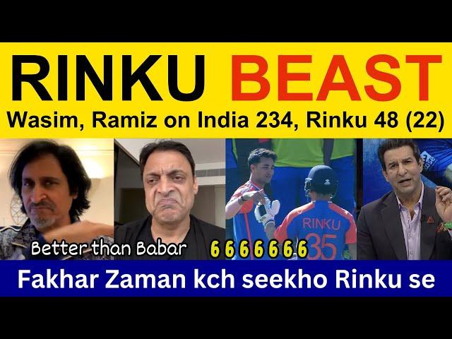 Wasim Akram latest on Rinku Singh, ABHISHEK Sharma, Ruturaj Gaikwad ZIM | Ramiz Raja, Shoaib Akhtar