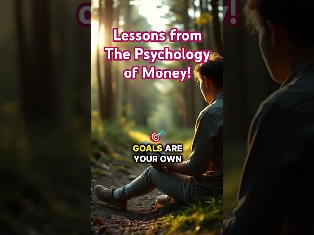 Lessons from The Psychology of Money! #ThePsychologyOfMoney