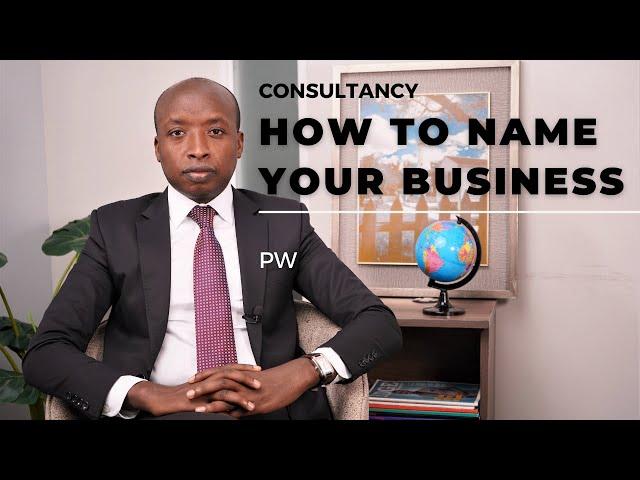 How To Choose A Consulting Business Name