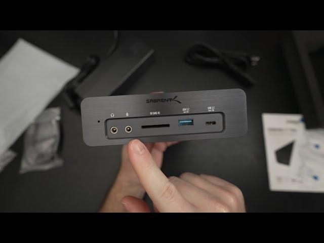 Sabrent 4TB Thunderbolt 3 Dual NVMe SSD Docking Station Unboxing