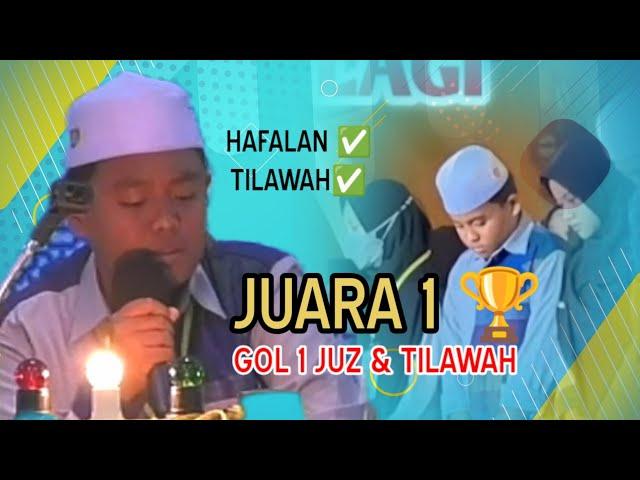 M. Rizki Fadilah dari Kabupaten Dompu Juara 1 Gol 1 Juz & Tilawah Tingkat Prov NTB  2023