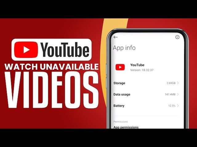 How To Watch Unavailable Videos On YouTube (2025) Easy Tutorial