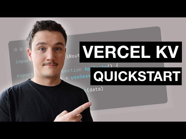 Next.js - How to setup & use Vercel KV (Redis database)