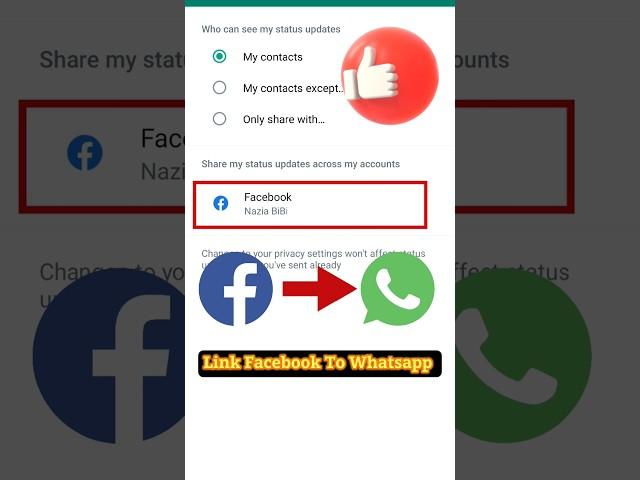 Link Facebook To Whatsapp | How To link Facebook On Whatsapp