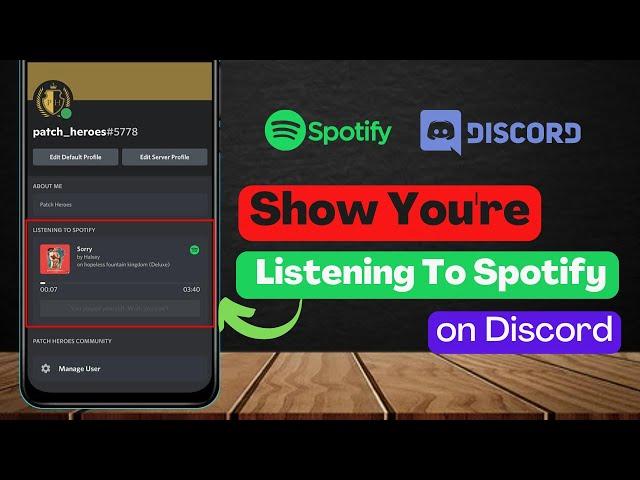 How To Show You're Listening To Spotify On Discord (2022)