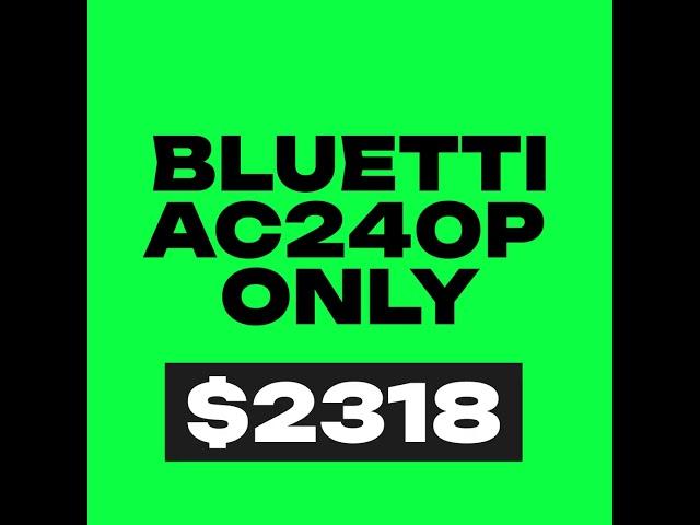 BLUETTI AC240P Portable Power Station