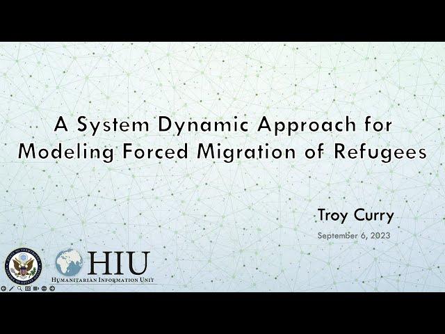 A System Dynamic Approach for Modeling Forced Migration of Refugees