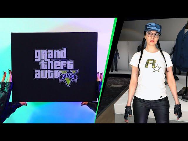 GTA V Girl Unboxes The BEST Rockstar Games Merch